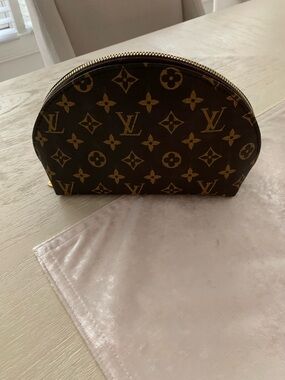 LV print toiletry bag
